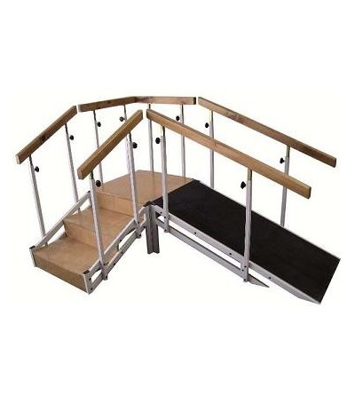 Escalera y rampa