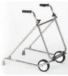 Andador plegable con ruedas 150mm