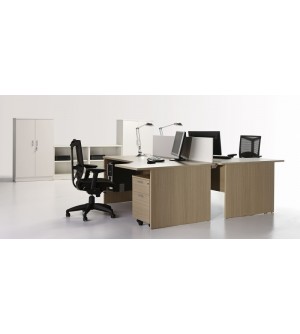 Mesa de oficina con ala informática