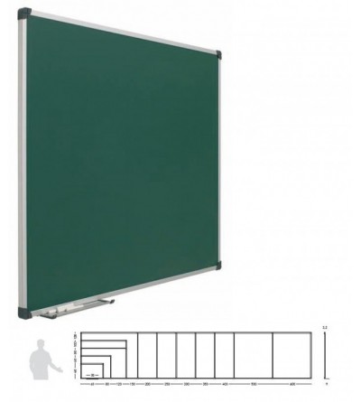 Pizarras murales verdes laminada