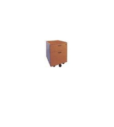 1 cajón+archivo con ruedas-melamina 56*43*56