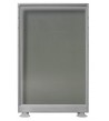 Biombo de cristal doble
