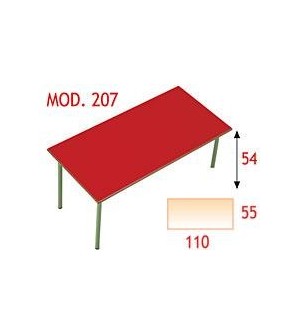Mesa rectangular infantil