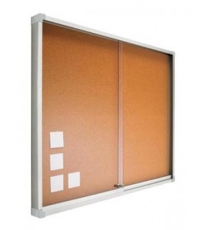 Vitrina de anuncios.
