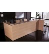 Mueble de recepción color haya, wengue, blanco, etc.