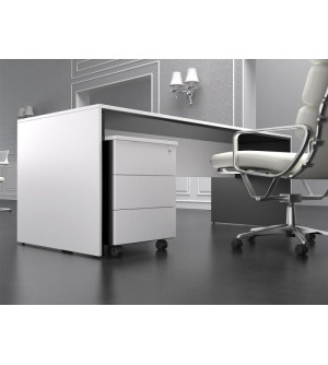Mobiliario de diseño (detalle de mesa y cajonera )