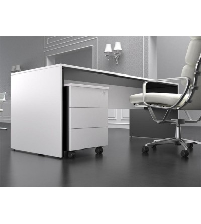 Mobiliario de diseño (detalle de mesa y cajonera )