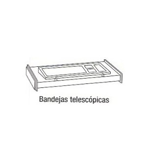 Bandeja telescópica