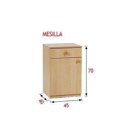 MESILLA DE MADERA