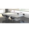 Mesa de reuniones moderna en blanca y gris
