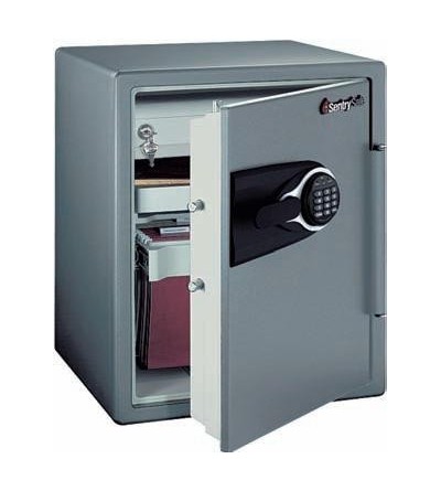Caja de seguridad antirrobo e ignífuga