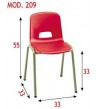 Silla apilable