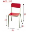 Silla apilable infantil
