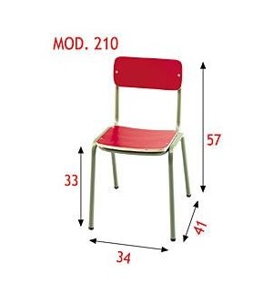 Silla apilable infantil