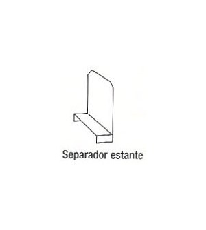 Separador estante