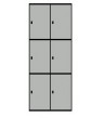 Taquilla casilleros con 6 puertas