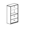 Mueble oficina con archivadores para carpetas colgantes
