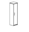 Mueble oficina columna con puerta entera