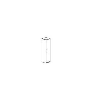 Mueble oficina columna con puerta entera