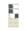 Mueble de oficna alto con dos cajones archivo
