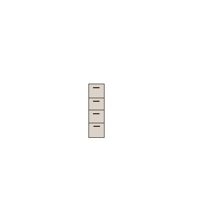 Mueble archidor de 4 cajones madera