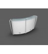 Mostrador circular Newf-metal