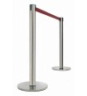 Postes separadores con cinta extensible cromados