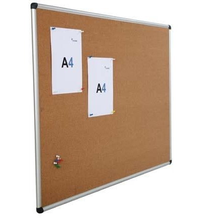 Pizarra pared corcho