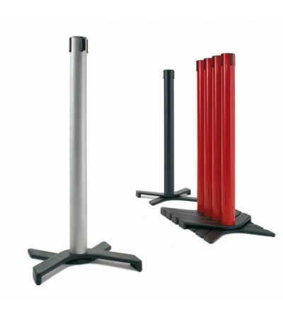 Poste separador cinta extensible y apilable