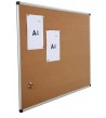 Pizarra pared corcho