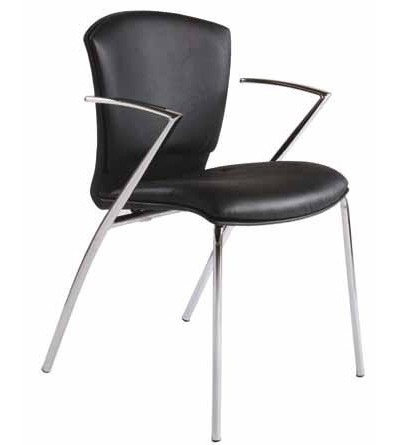 Silla confidente símil piel (Pack 2 Uds)