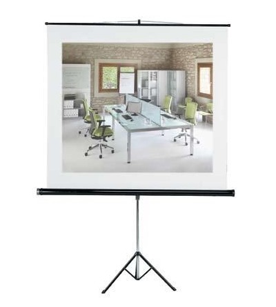 Pantalla de proyección trípode