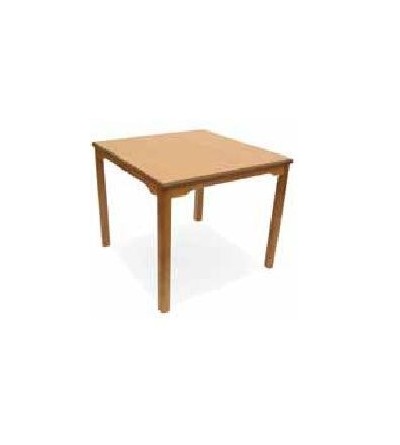 Mesa cuadrada geriátrico